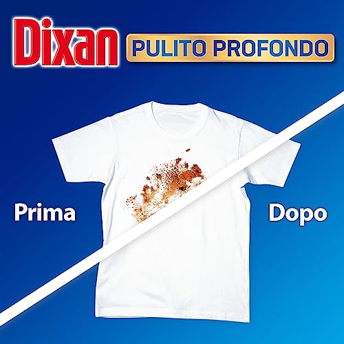 Dixan Classico Pulito Profondo, Detersivo Lavatrice polvere per eliminare le macchie ostinate, formato da 95 lavaggi