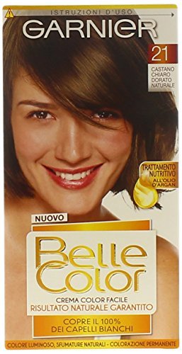 6 x BELLE COLOR Cr.Col.Castano Dorato 21
