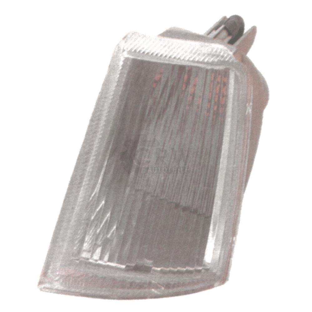 Indicatore di direzione anteriore destro per ZX anno di costruzione 91 – 97, bianco con base.