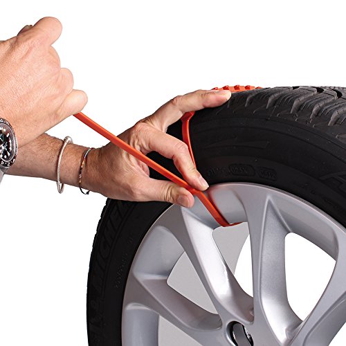 Bottari SOS 35260, Snow Pit Stop, 8 fascette usa e getta universali anti-slittamento neve