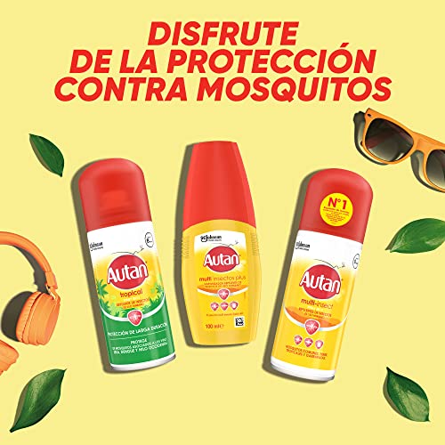 Autan Tropical Mosquito Repelent Spray Dry 100ml 100 ml