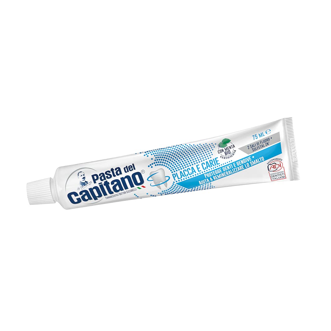 Pasta del Capitano Dentifricio Placca e Carie, 75ml