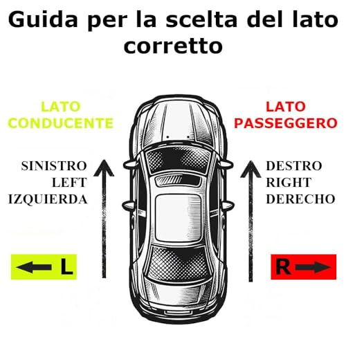 FARO DEPO H7-H7 C/MOTORE ELETTRICO PARABOLA NERA B. SERIE X3 F25 06-'14>08-'17 - SX