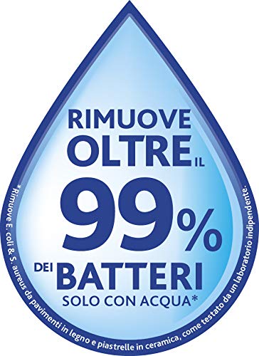 Vileda SuperMocio Sistema a mocio e Secchio Single Tank Rosso
