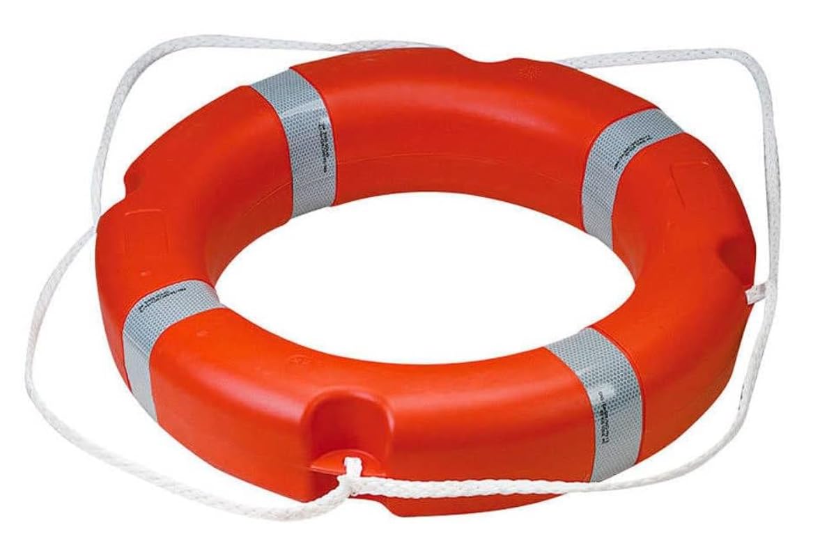 CG94 - Salvagente anulare Nautica Salvataggio Ciambella Barca Omologato Mare Piscina