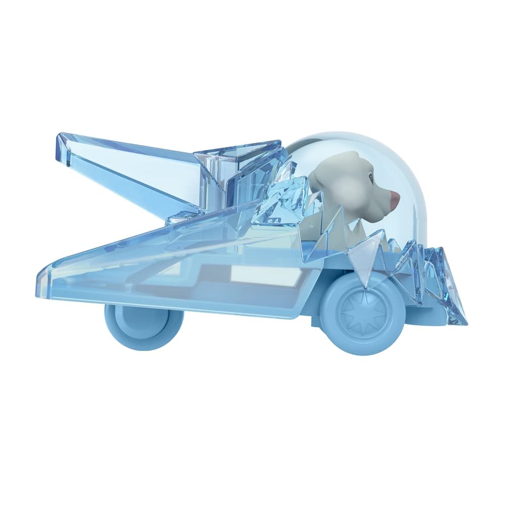 Fisher-Price - Veicoli di supereroi in metallo pressofuso ispirati al film DC League of Superpets - Krypto Superdog nell'astronave congelata