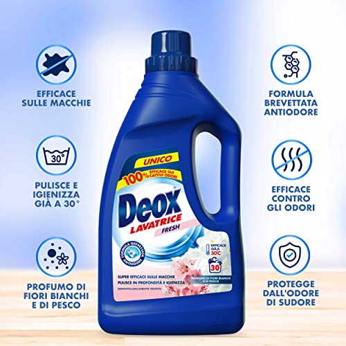 Deox Detersivo Lavatrice Liquido Fresh