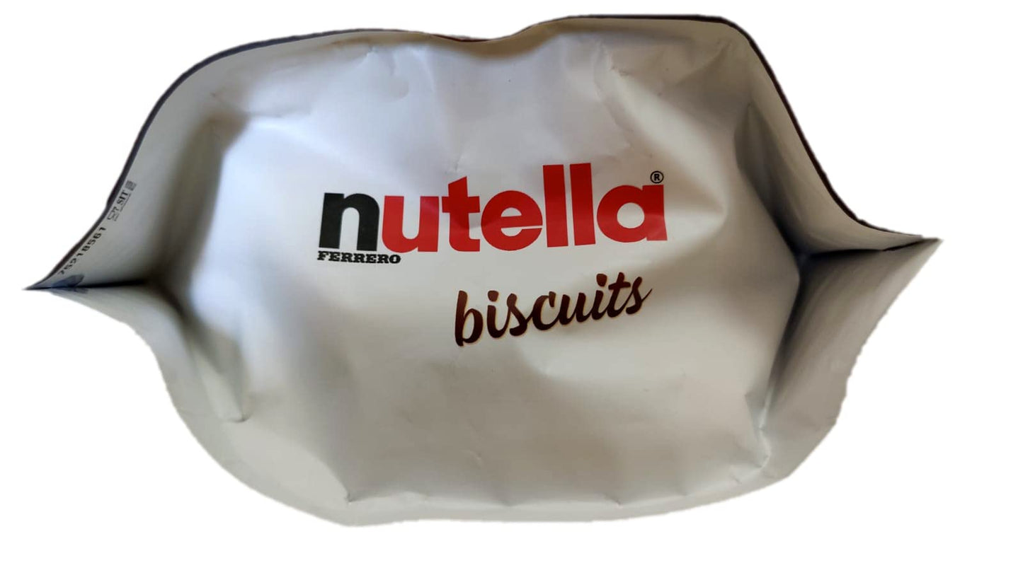 4 NUTELLA BISCUITS DA 304 GR - UN CUORE GRANDE IL BISCOTTO COL CUORE DI NUTELLA