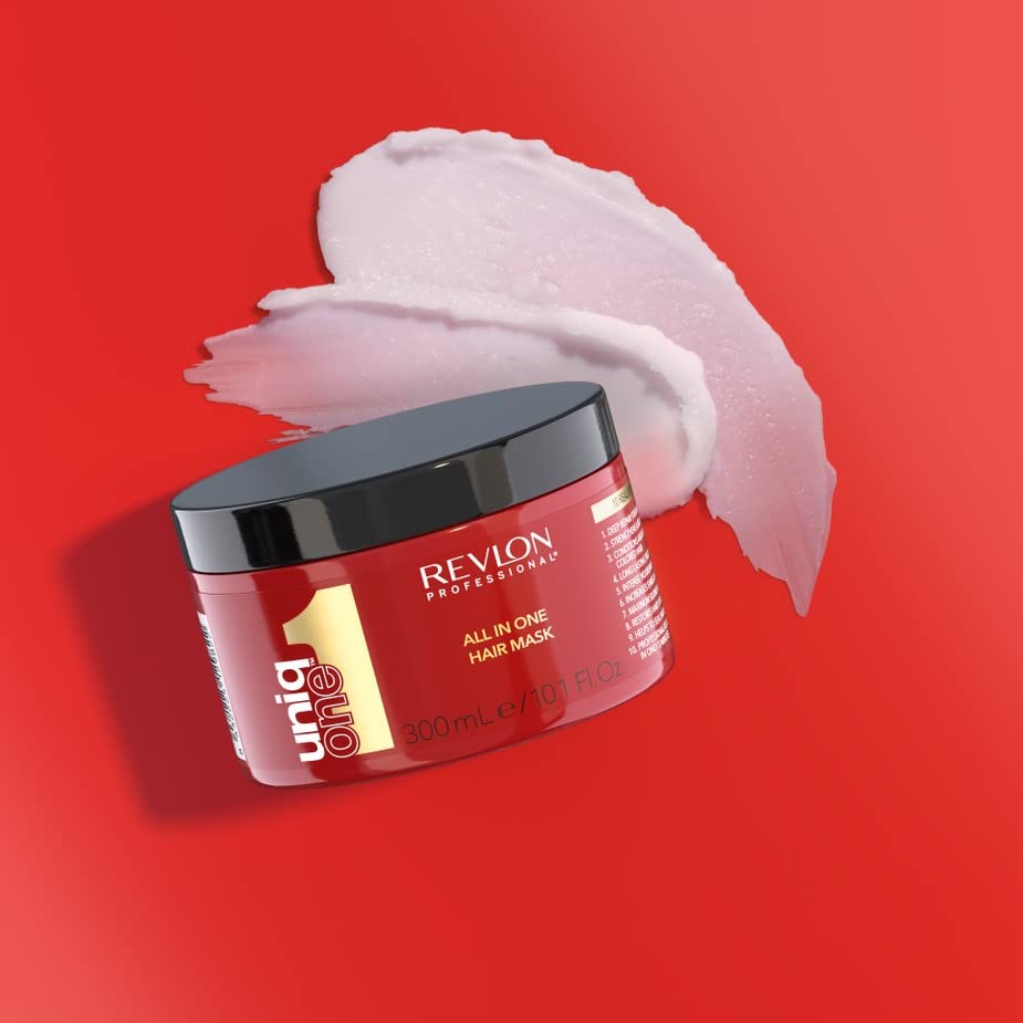 UniqOne Mask, 300 ml, Repairing Hair Treatment, Hair Mask for Deep Repair & Incredible Shine Treatment Moisturises without Weighting With Anti-Frizz Effect