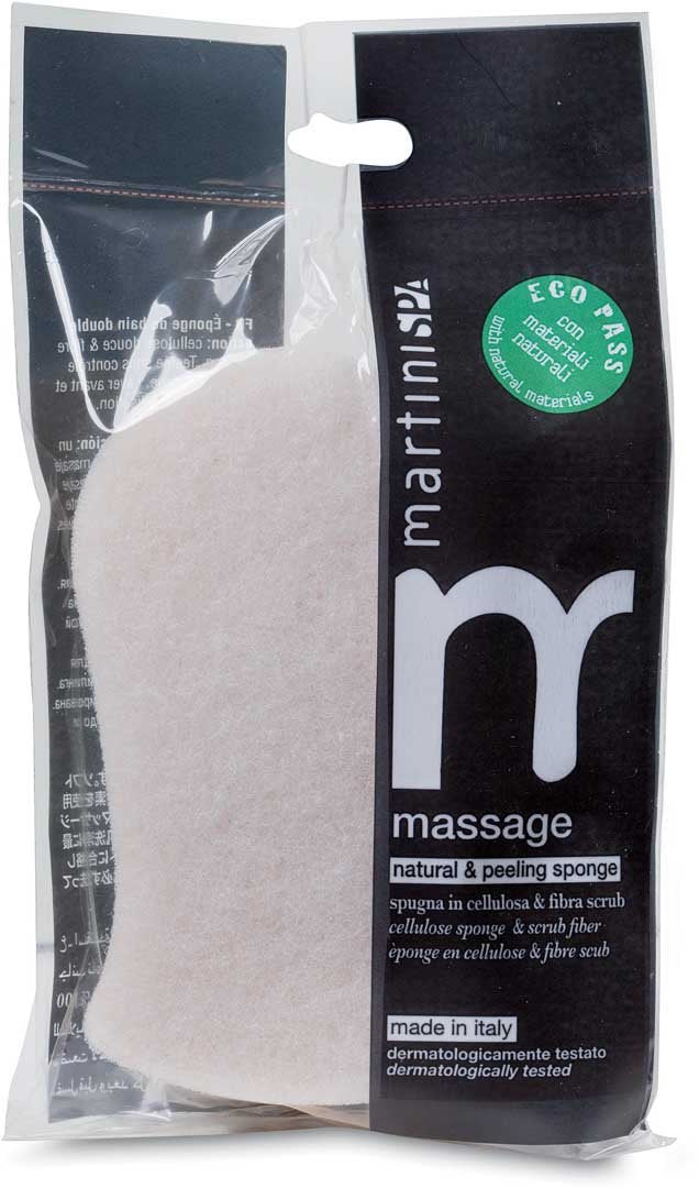 Martini Spa - Massage - Spugna in Cellulosa con lato Scrub 433