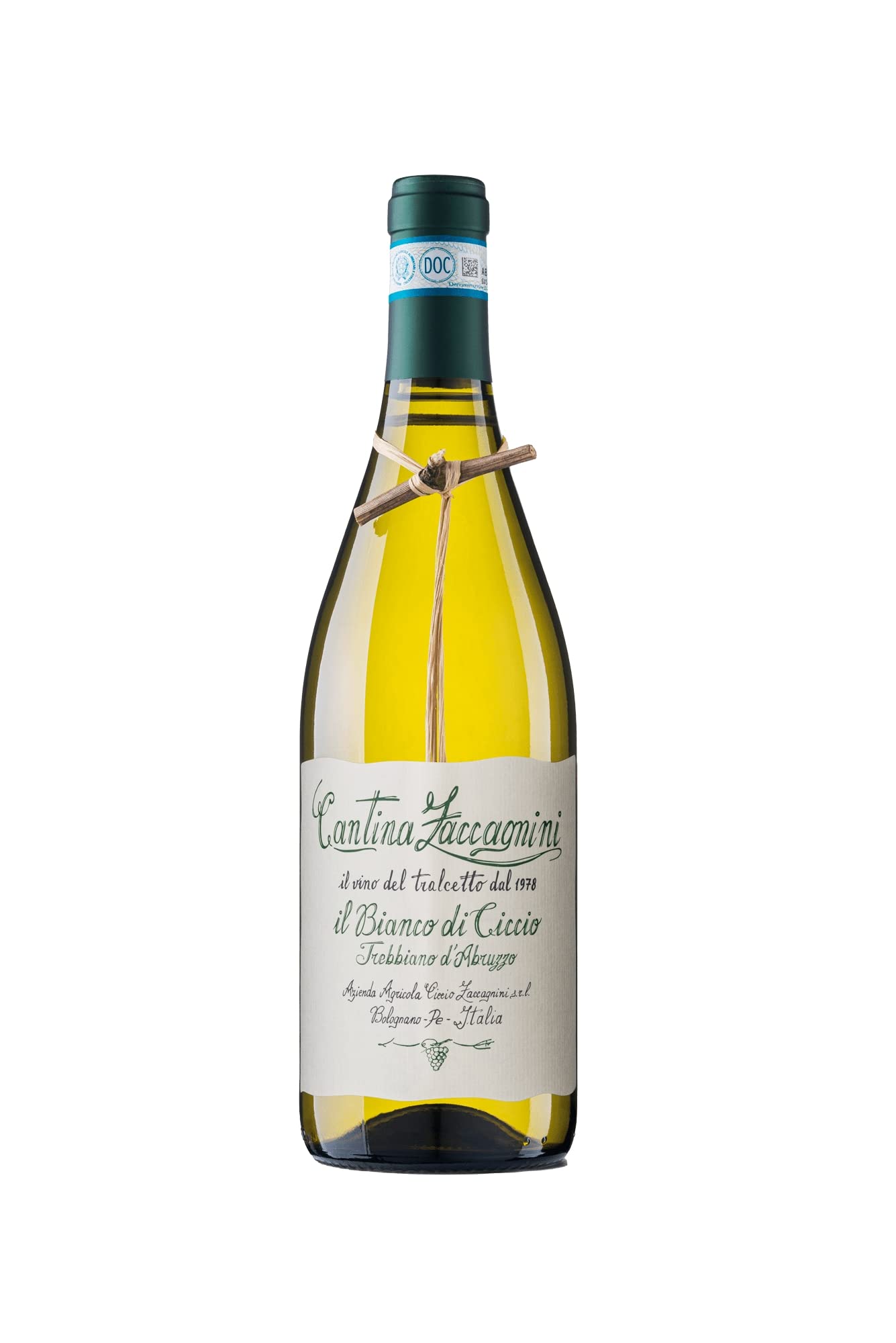 ZACCAGNINI BIANCO DI CICCIO TRALCETTO BOTT 75 CL - IMBALLO DA 6 BOTTIGLIE