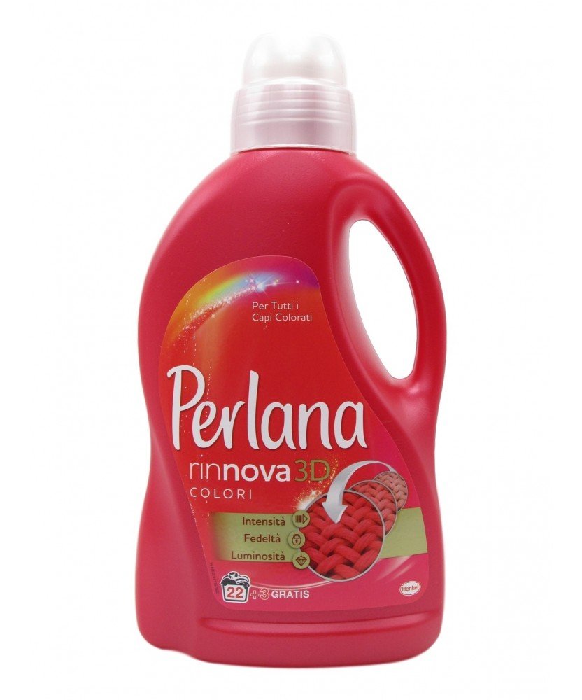 Perlana Rinnova Colori Detersivo per Bucato a Mano e in Lavatrice, 1500ml
