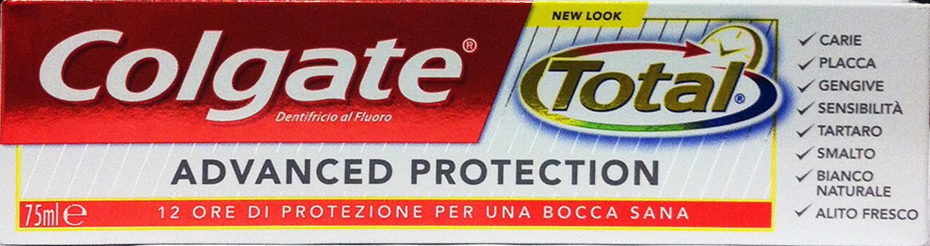 12 x COLGATE Dentifricio Total Original Protection 75 Ml
