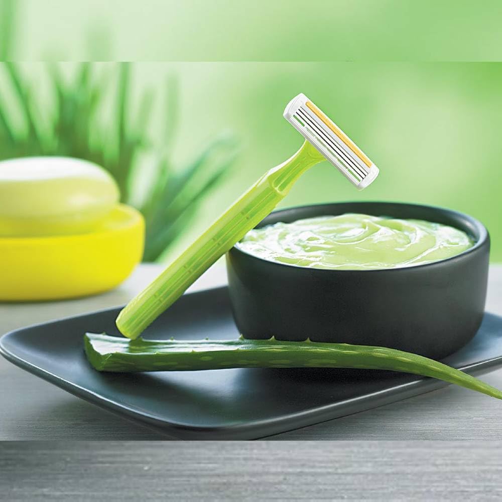 80 Lamette depilazione Bic RASOIO tre lame BIC PURE 3 LADY donna usa e gette