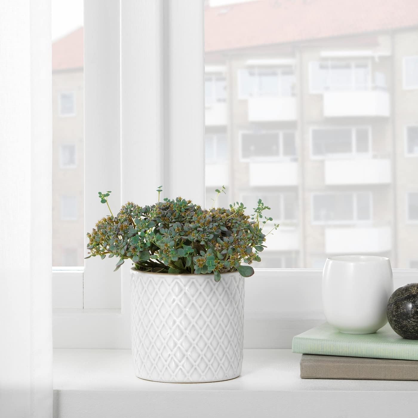 Ikea Chiafron 004.419.04 - Vaso per piante, colore: Bianco