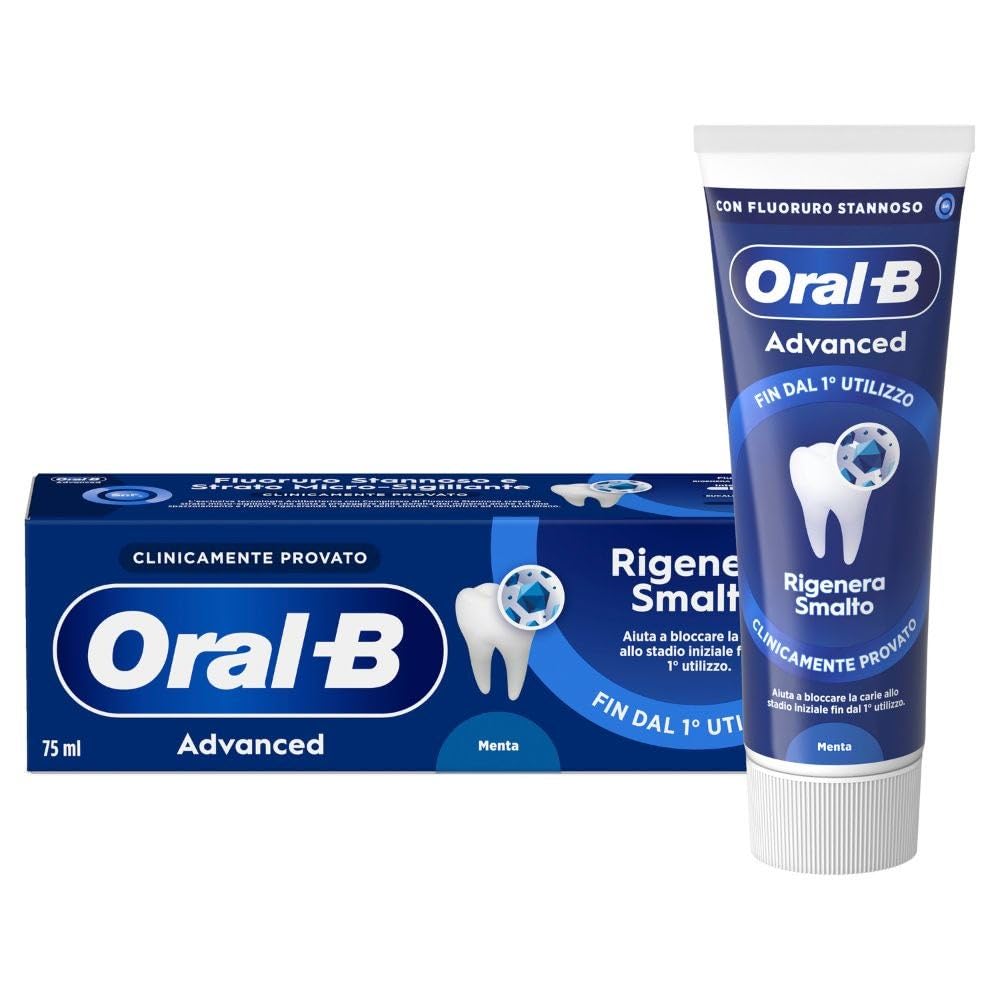 Oral-B Advanced Rigenera Smalto Dentifricio Menta, 75 ml