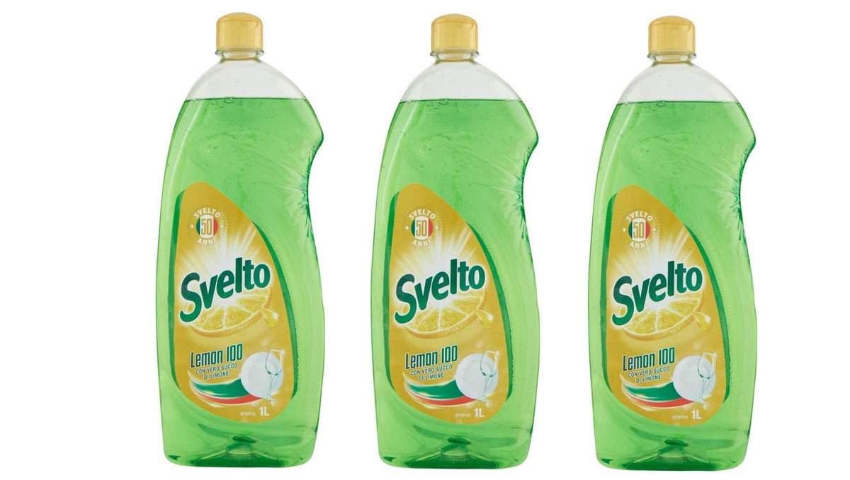 CASAMANIA 3X Svelto Piatti Limone - Sgrassa Anche in Acqua Fredda
