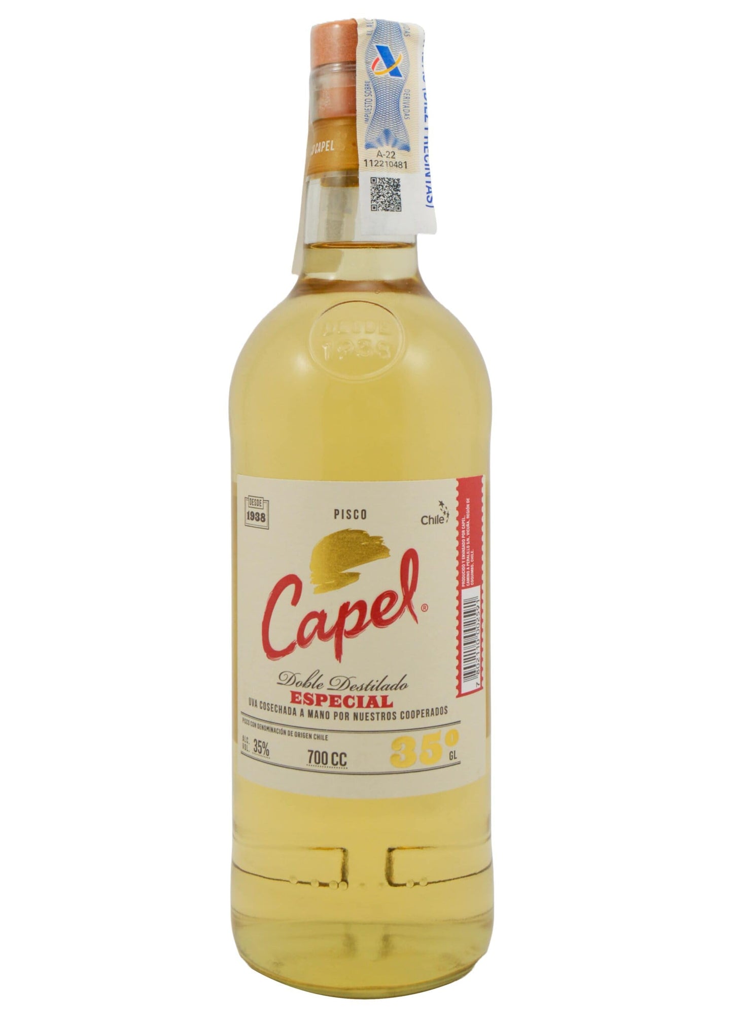 Pisco Capel Capel Especial Cl.70-700 ml