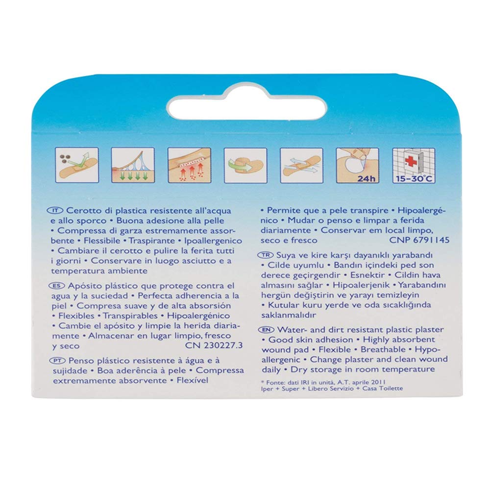 12 x SALVELOX Cerotti Acqua Resistenti Medi 12 Pezzi
