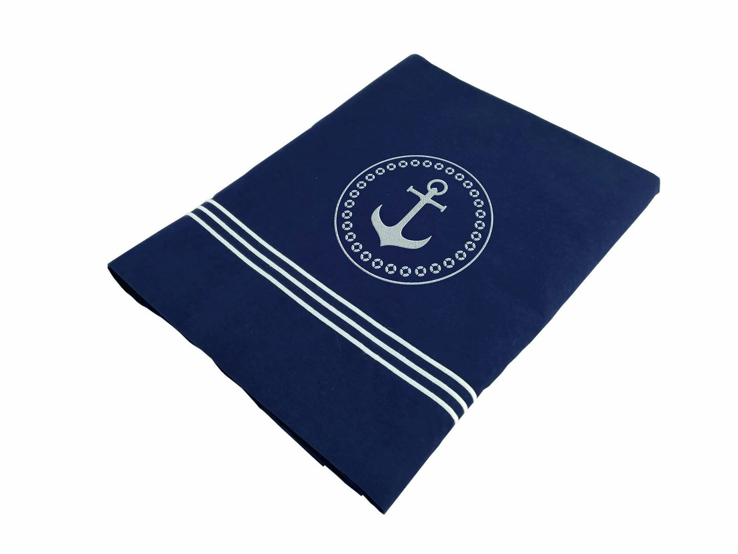 Marine Business Lenzuolo Singolo + Federa Blu Navy