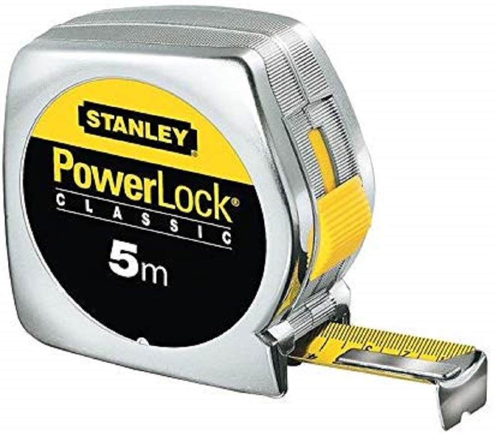 STANLEY 1-33-191 Flessometro, Argento, 5 m x 19 mm