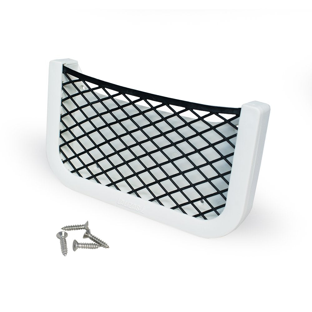 Tasca Portaoggetti con rete BIANCO 120x205 mm