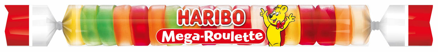 Haribo Mega Roulette Frutta - 40 pacchetti da 45g