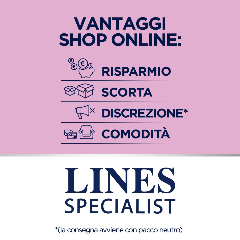 Lines Specialist Lines Specialist Protection Normal Assorbenti Per Incontinenza Leggera, Confezione Da 12 Assorbenti, 1 x 210 g