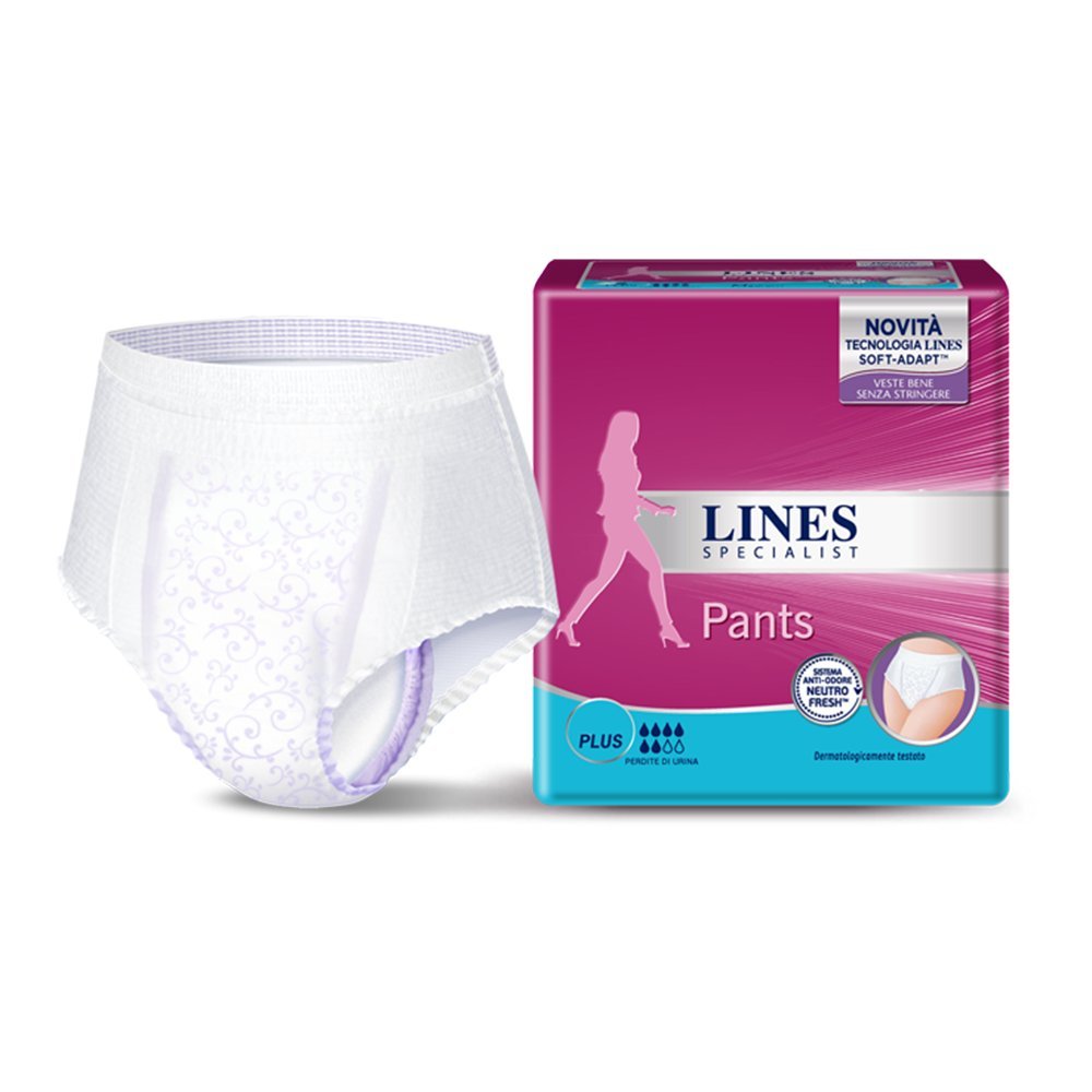 Lines Specialist Pants Plus Medium (70-100 cm) - 4 pacchi (32 pannoloni)