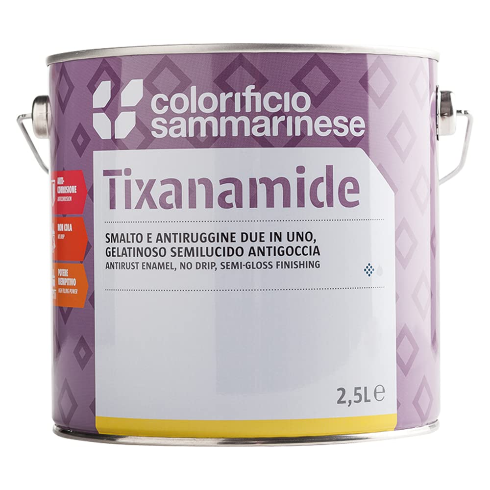 Colorificio Sammarinese Smalto Antiruggine 'Tixanamide', Lt. 0,75 , Bianco
