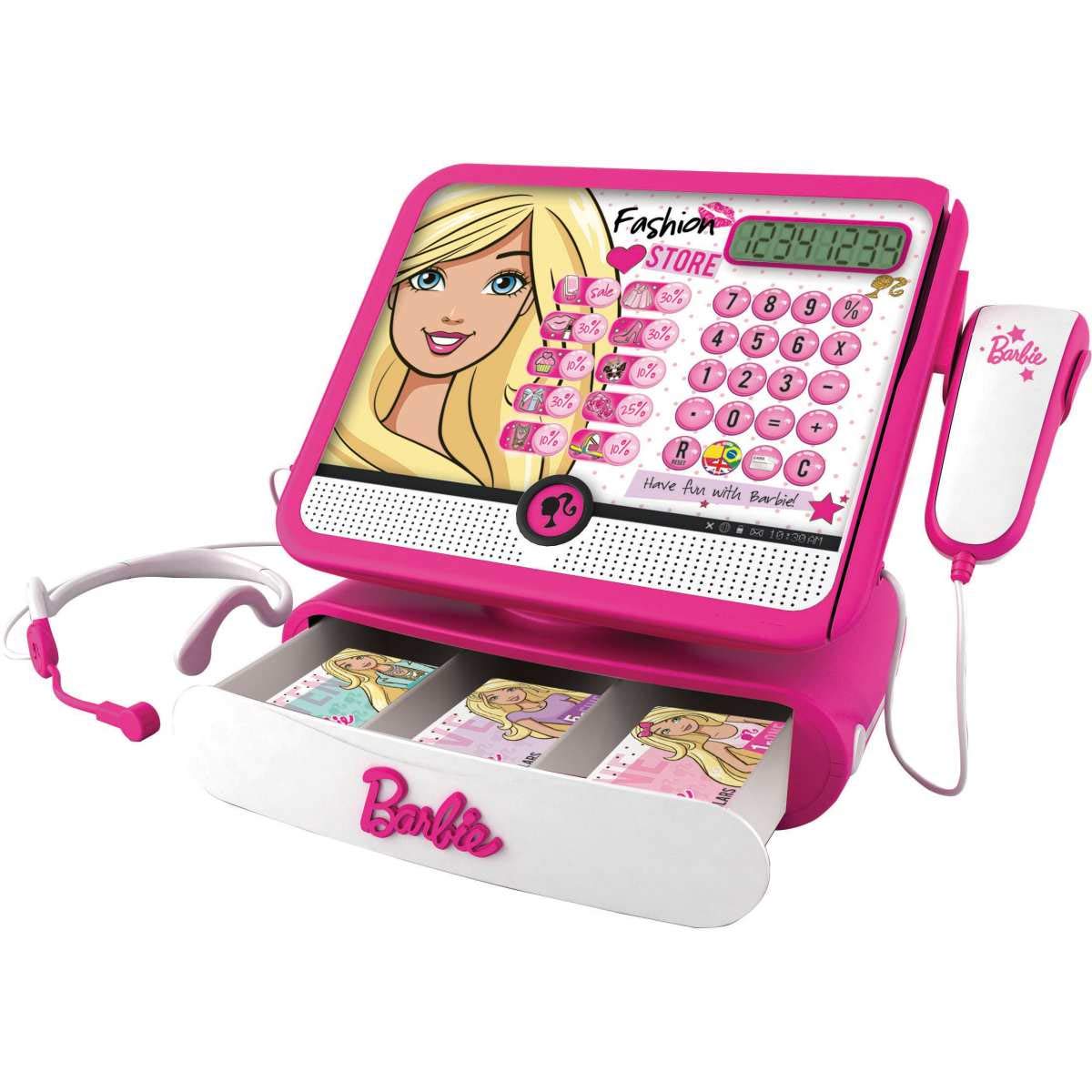 Barbie - BBCR2 Registratore di cassa Barbie