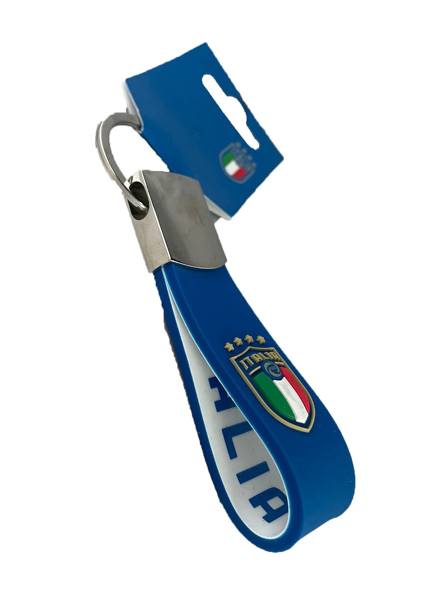 Giemme Portachiavi in Metallo E Gomma FICG