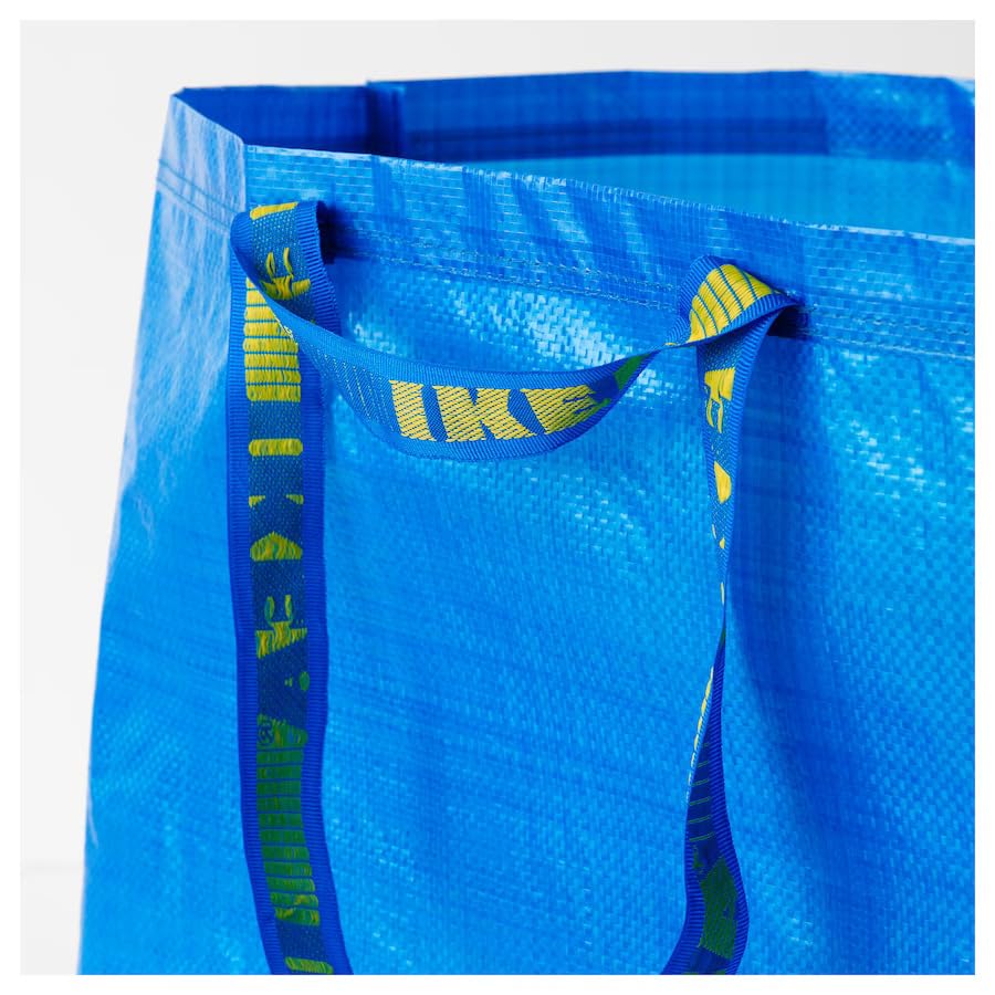 Ikea 5 x FRAKTA Borsa portatutto grande blu 71 litri