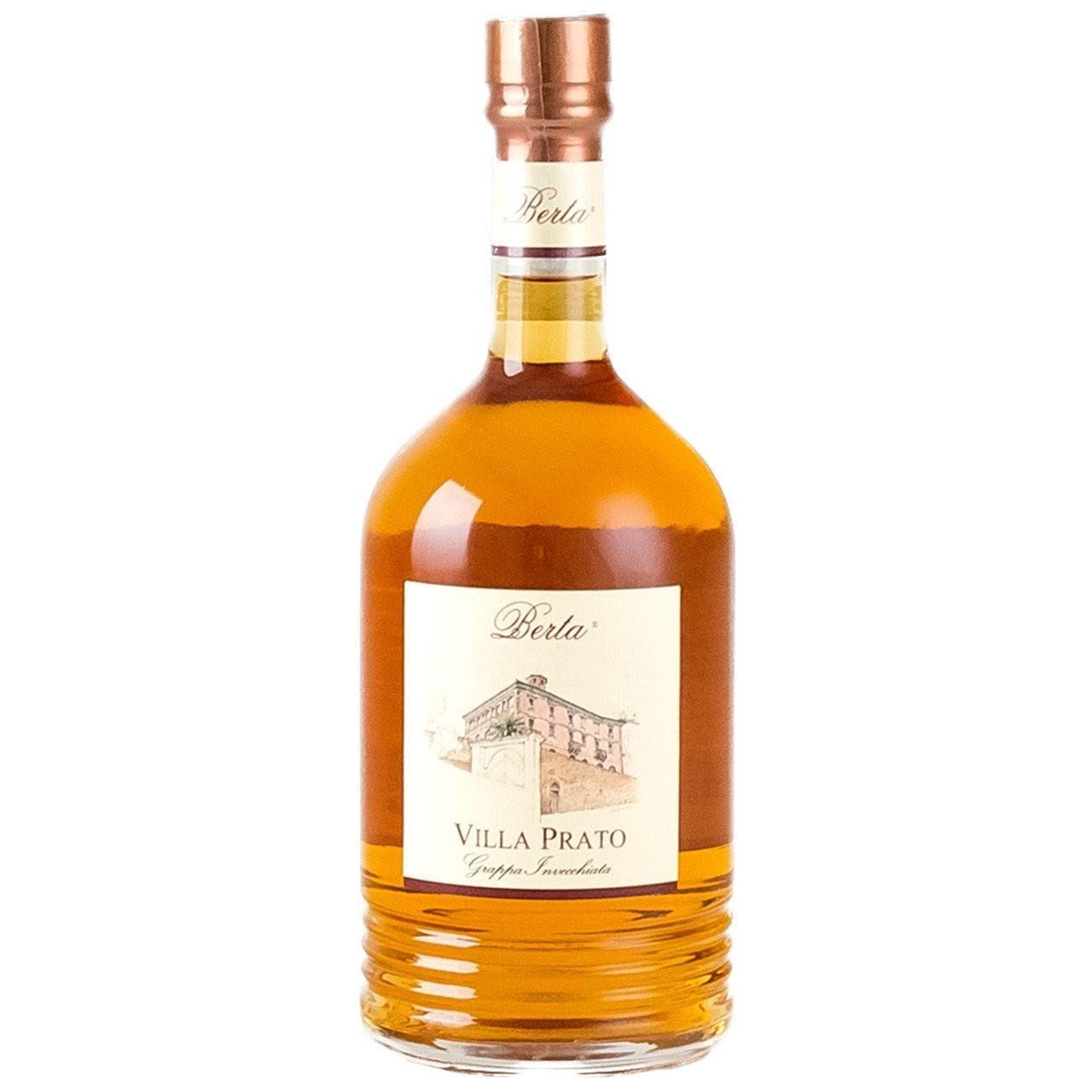 Berta - Grappa"Villa Prato" Elevata in Carati gialla 1 lt.