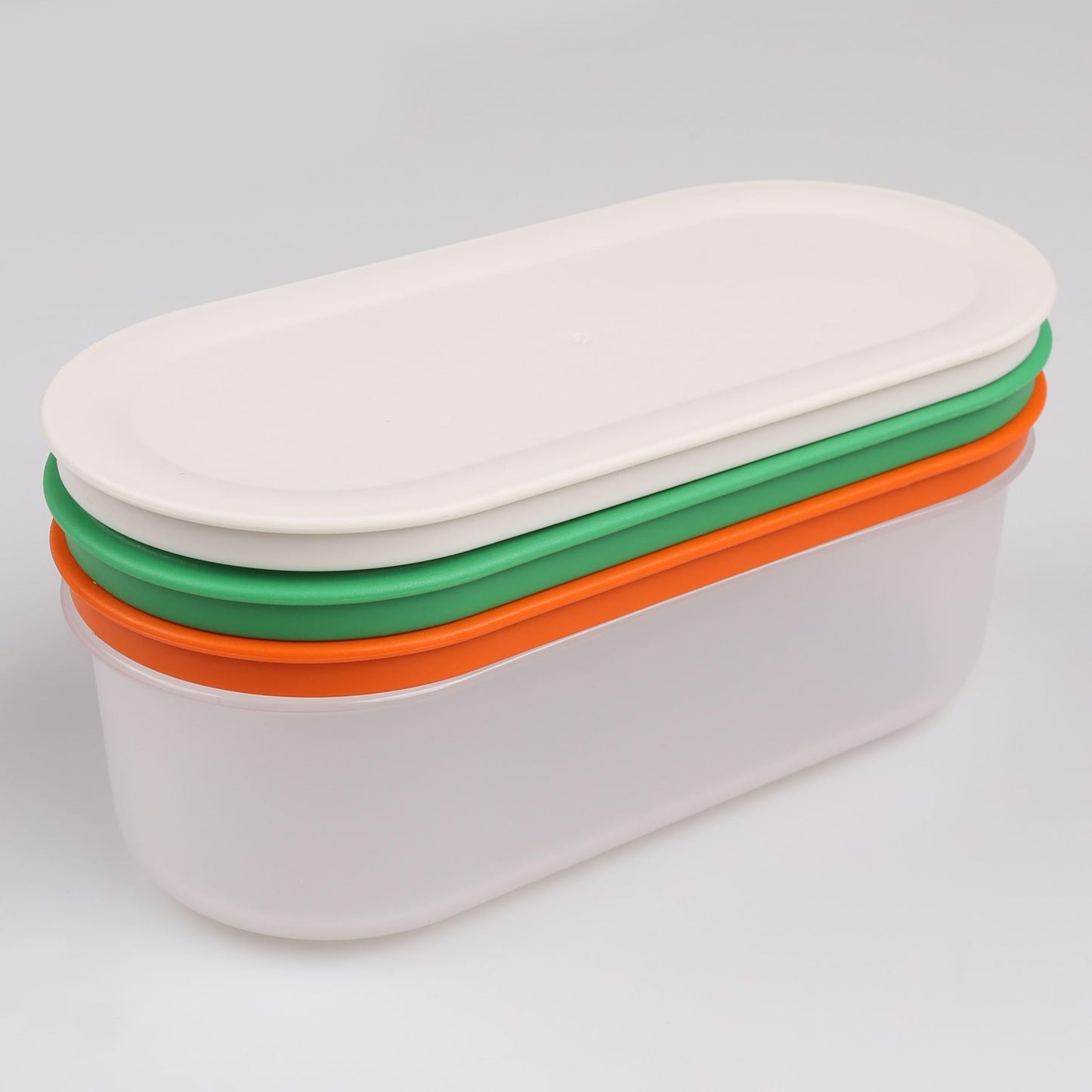 UPPFYLLD Grattugia colorata con contenitore, set di 4 pezzi