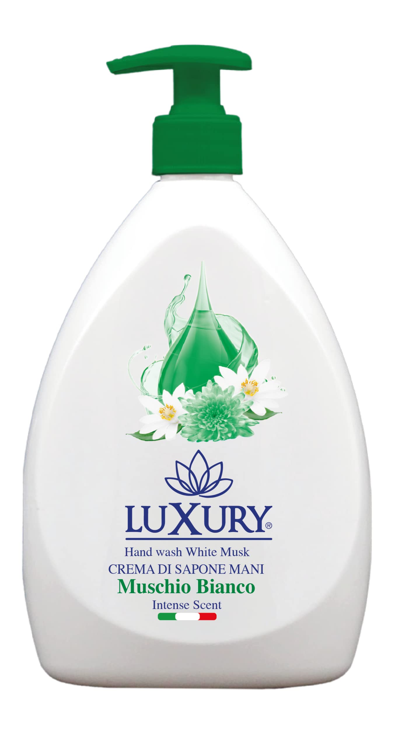 Luxury Sapone Mani Muschio Bianco Liquido 12 Pezzi x 750 ml