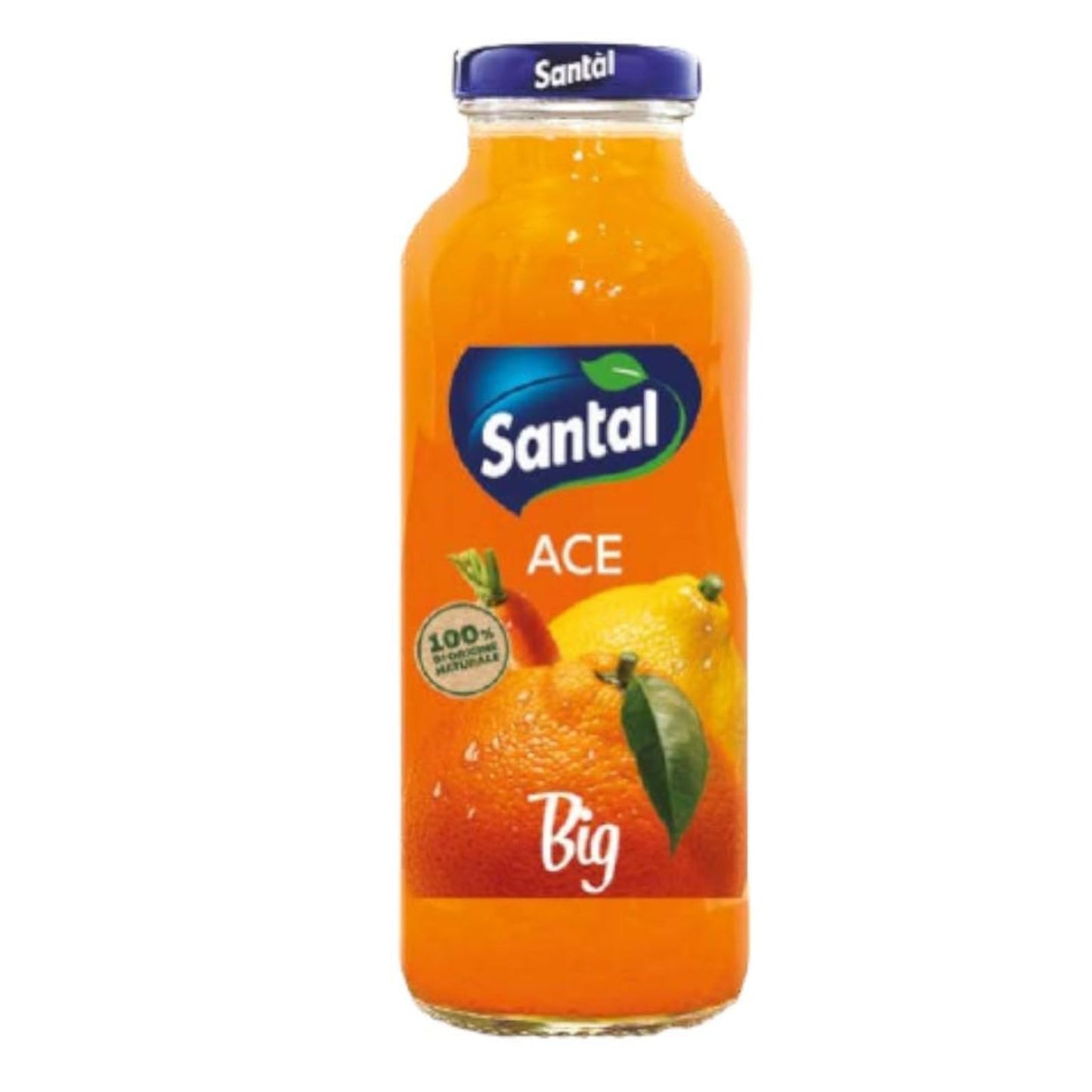 Santal Big Succo di Frutta ACE Confezione da 24 Bottiglie da 250 ml 100% di Origine Naturale
