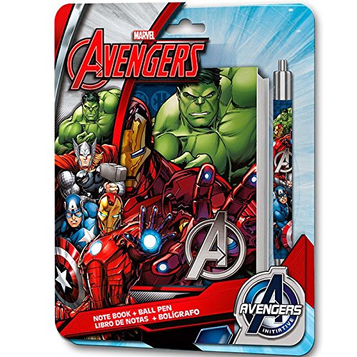 Disney - Avengers quaderno a Spirale + Penna Clamshell 3D, MV92240