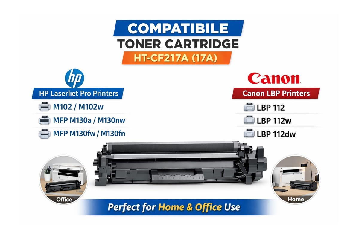 CG94 Toner Compatibili HP 17A CF217A, Pacco da 3, Premium per LaserJet Pro M102 / M130 / LBP112