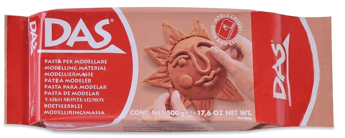 das pasta modellabile terracotta essiccazione aria argilla 500 gr