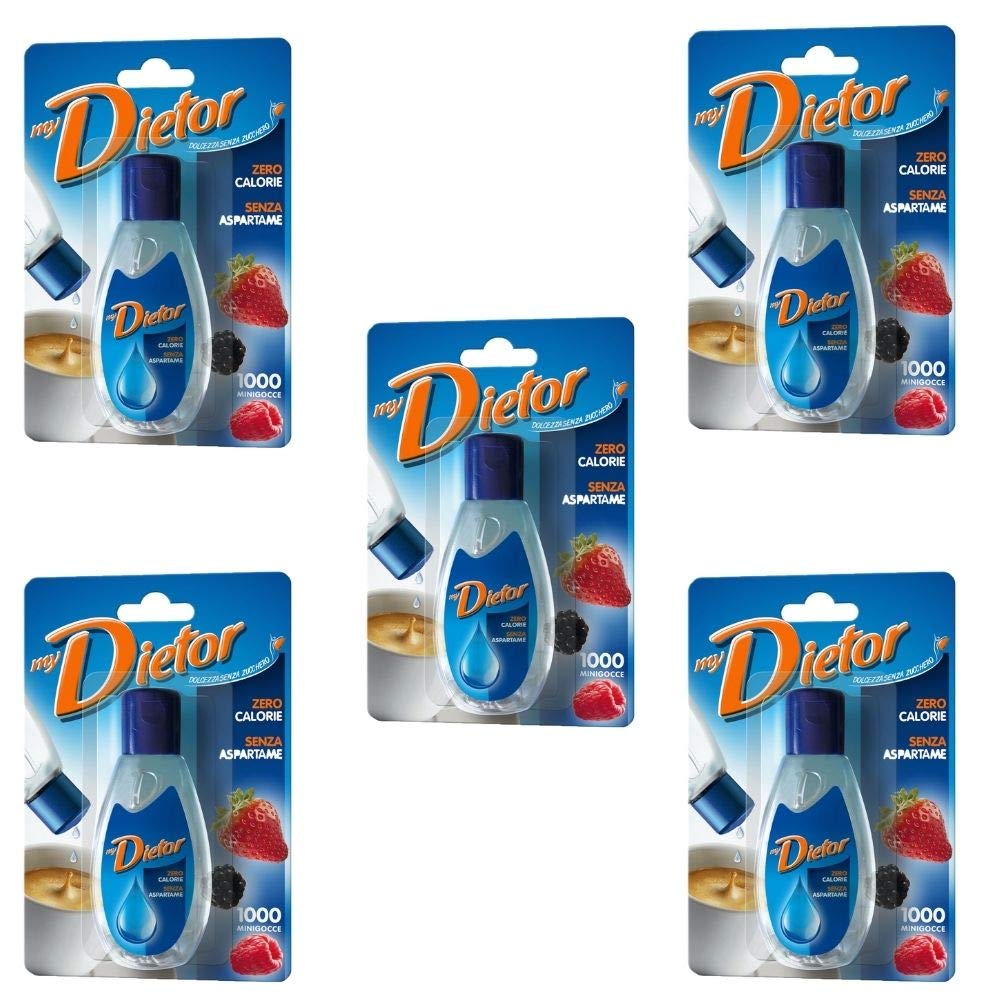 MyDietor Dolcificante Liquido 5 Confezioni da 50 ml