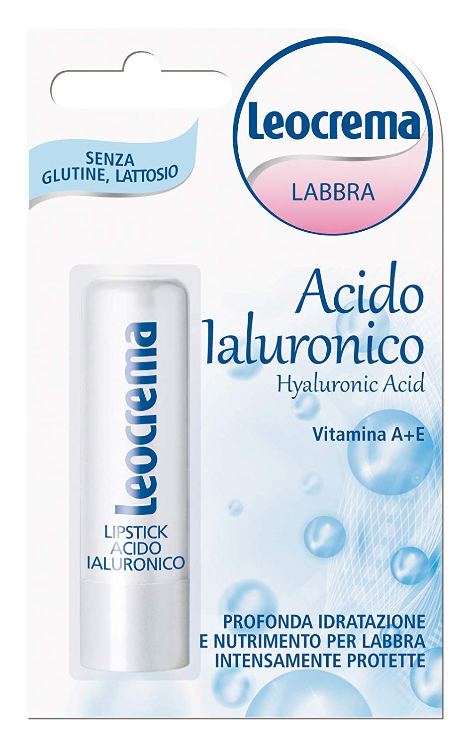 6 pezzi Labbra - Lipstik Acido Ialuronico - Burrocacao Idratante e nutriente Vitamina a+e;