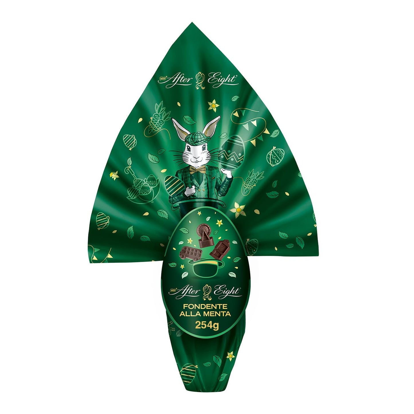 AFTER EIGHT Uovo di Pasqua 2025 Cioccolato Fondente alla Menta con 3 Cioccolatini 254g