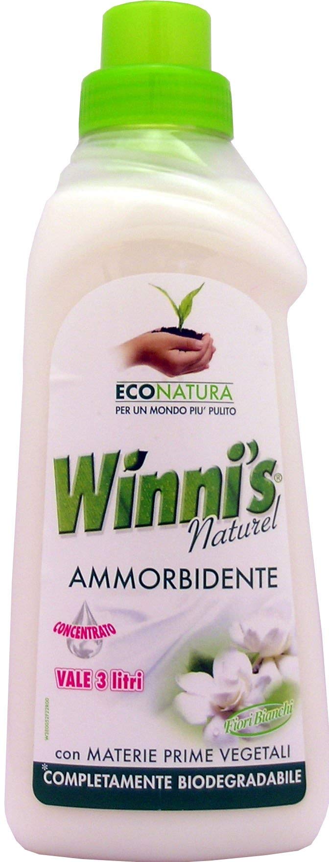 16 x WINNI'S Ammorbidente Concentrato Naturel Fiori Bianchi 750 ML