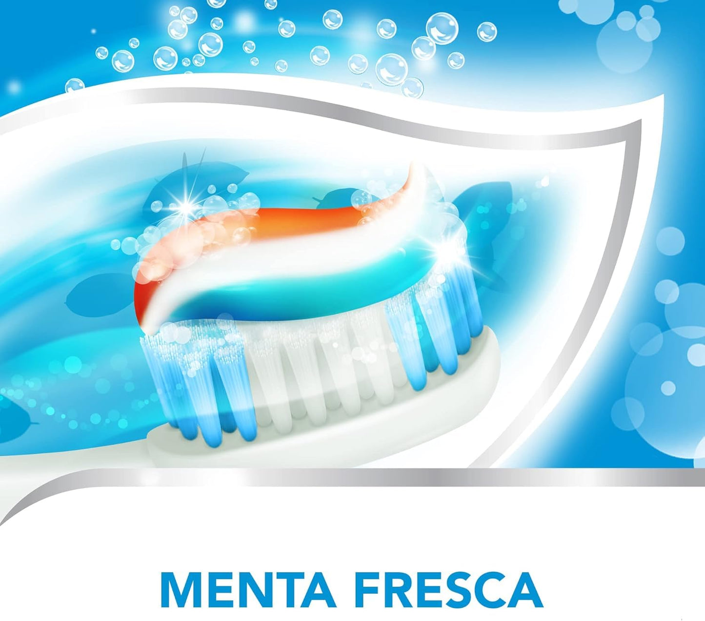 Aquafresh Tripla Protezione, Dentifricio 3 in 1 per tutta la Famiglia, Denti Forti, Gengive Sane, Alito Fresco, Gusto Menta Fresca, pacco da 2 x 75ml