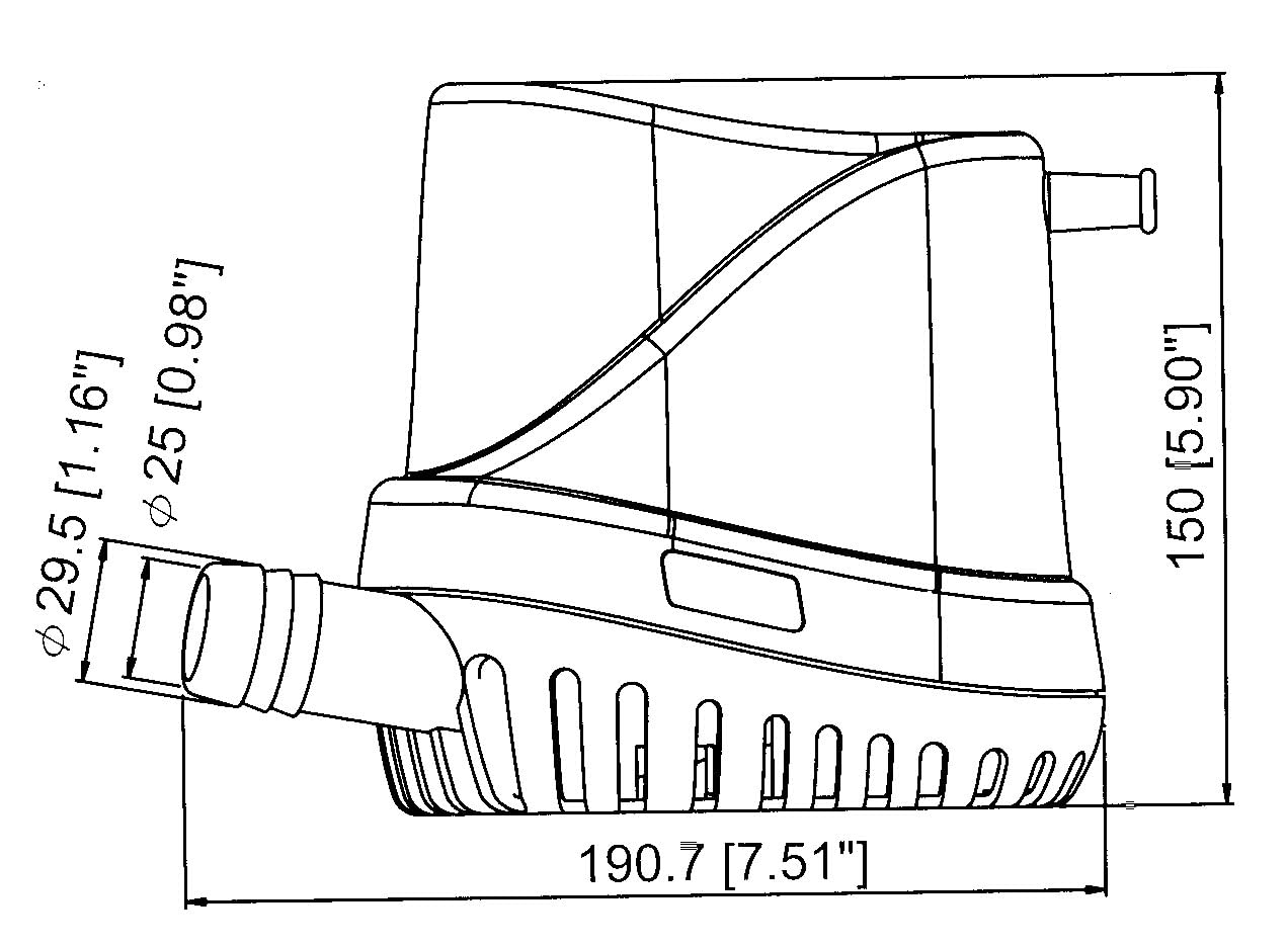 Pompa SENTINA AUTOM.TMC 1500 12/V