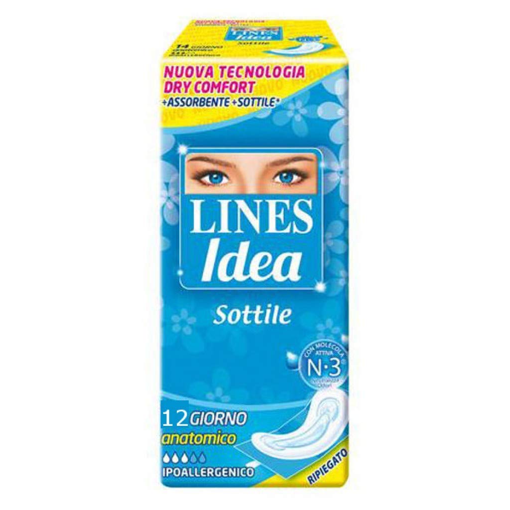 idea sottile anatomico 12 assorbenti