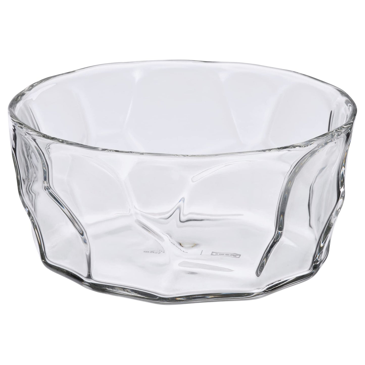 IKEA Ciotola BASTUA, 13 cm, vetro trasparente
