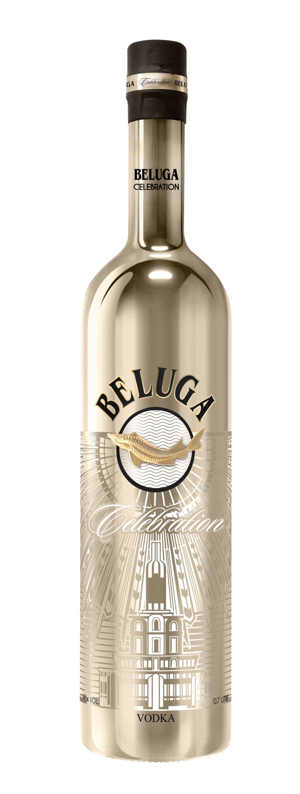 Beluga Noble Celebration 70cl – Special Edition Beluga che celebra l’anniversario della distilleria. 40% vol.