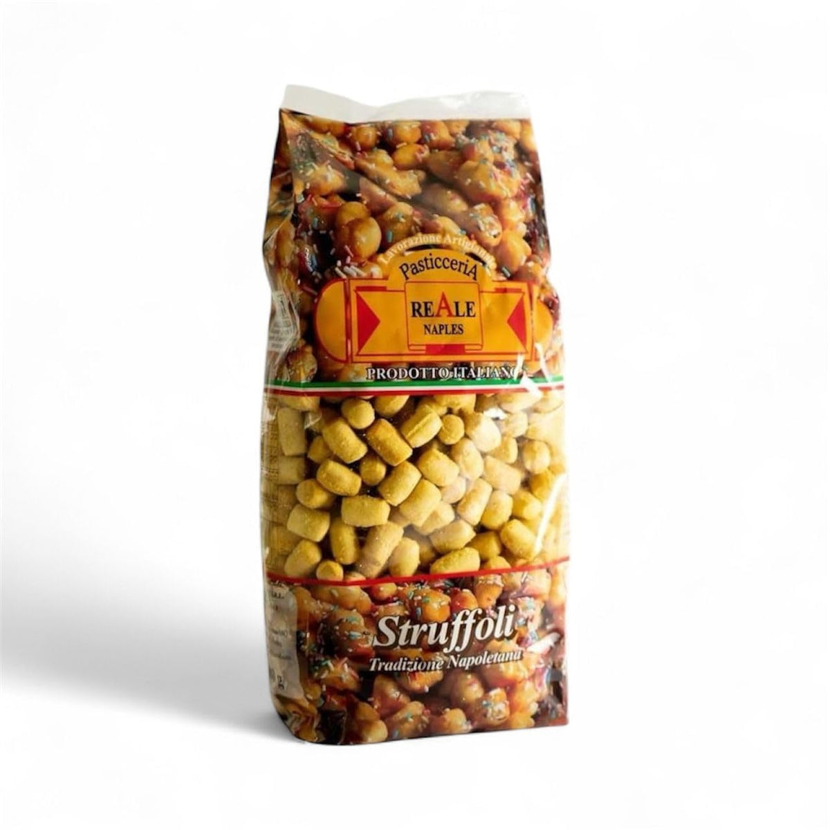 Reale Struffoli Tradizione Napoletana, Dolci Tipici Italiani, Confezione da 500 gr, Prodotto Italiano